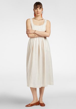 Elena Mirò, CON PIEGHE DAVANTI - Freizeitkleid - bianco