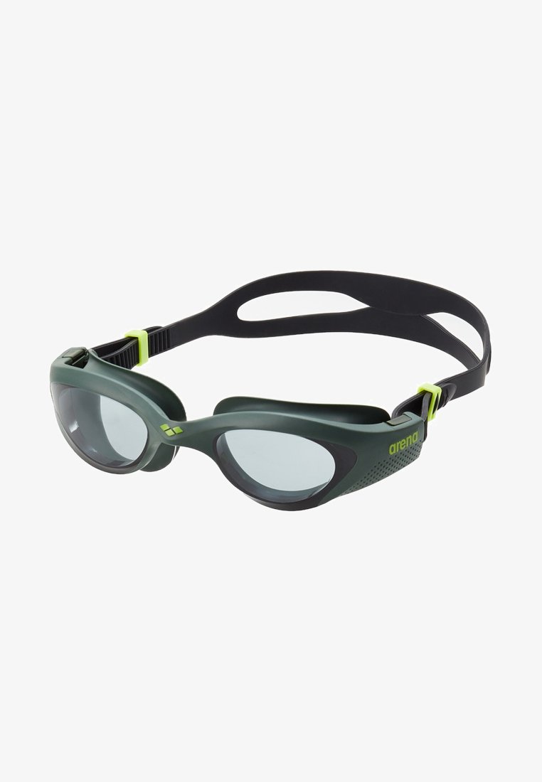 Arena OCCHIALINI - Gafas de natación - smoke-deep green-black