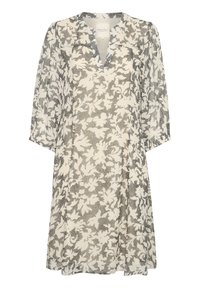 BOTELLE - Freizeitkleid - black stitch leaf print