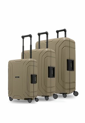 SET 3-TLG. MIT DREIPUNKT-VERSCHLUSS - Trolley - cool beige