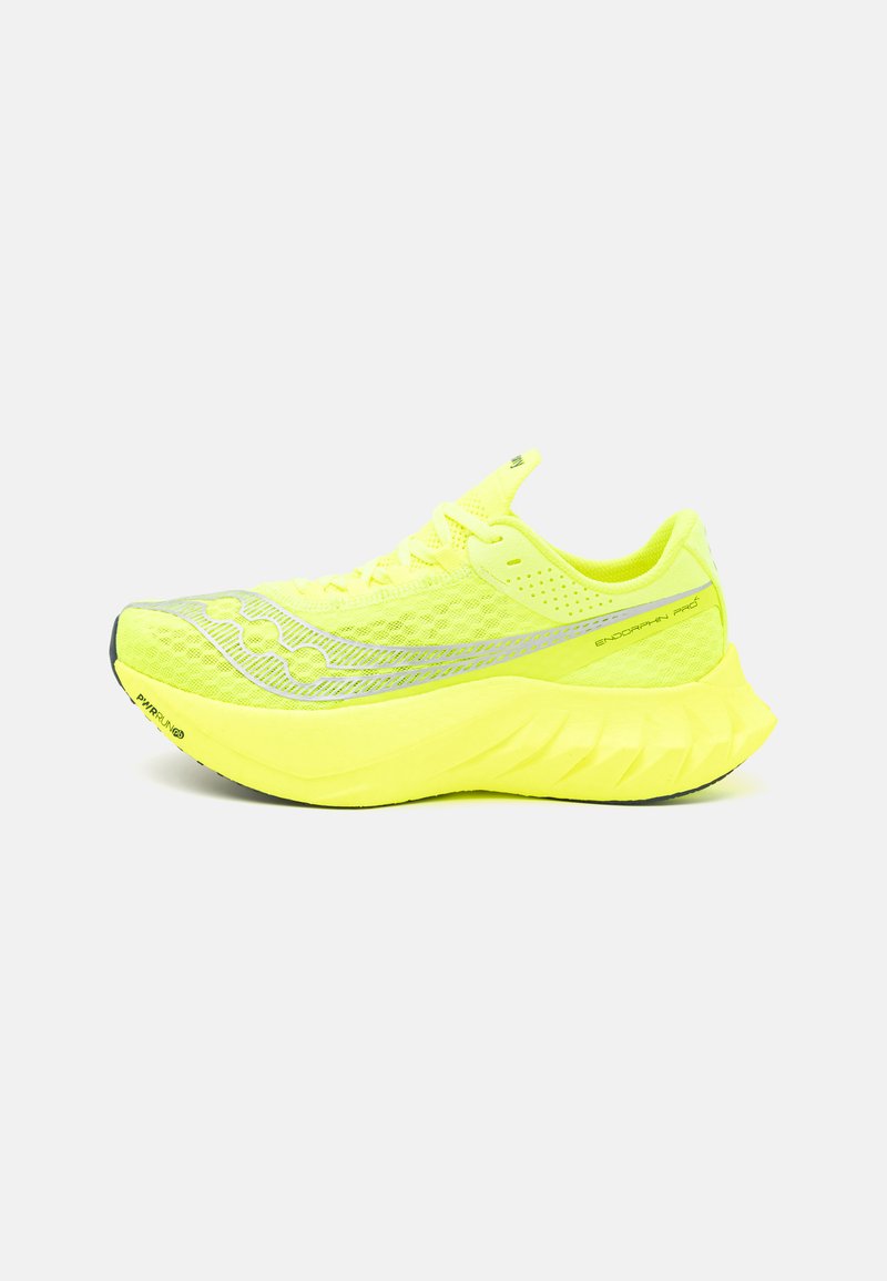 Saucony ENDORPHIN PRO 4 - Zapatillas running asfalto - citron/silver