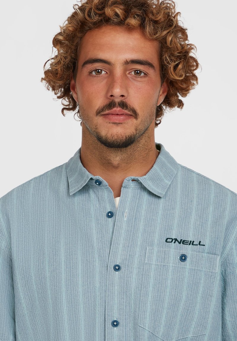 Chemise Homme Oneill à Manches Longues - Taille Small, 100% Coton, Couleur Noir, Neuve Avec étiquettes