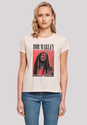 BOB MARLEY SONGS OF FREEDOM REGGAE - Print T-shirt - pink