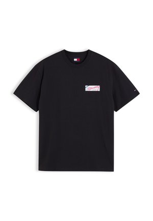 Tommy Jeans, SIGNATURE TEE - T-shirt imprimé - black