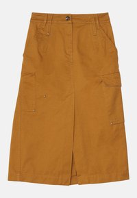 SAFARI SKIRT - Áčková sukně - cognac