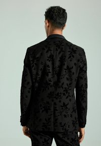 Next REGULAR FIT - FLORAL PRINT - Sakko - black