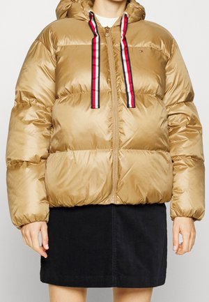 Gewatteerde jas - beige