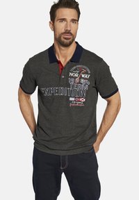 Jan Vanderstorm ERLING - Poloshirt - dunkelgrau melange