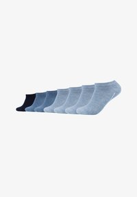 Niet geselecteerd, 2x denim melange/4x stone melange/1x navy