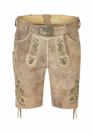 Spieth & Wensky, LEDERHOSE "KÖNIGSJODLER" 45 CM - Shorts - grun