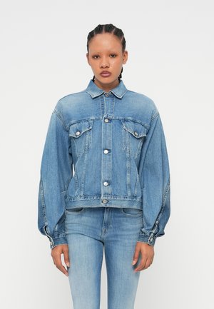 PUFF SLEEVE JACKET - Farmerdzseki - medium blue
