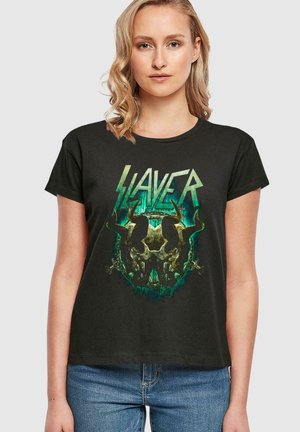 LADIES SLAYER - DAEMONIC TWIN BOX  - T-Shirt print - black