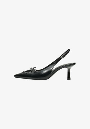 Bershka, CORSET KITTEN HEEL - SHOES - Decolleté - black