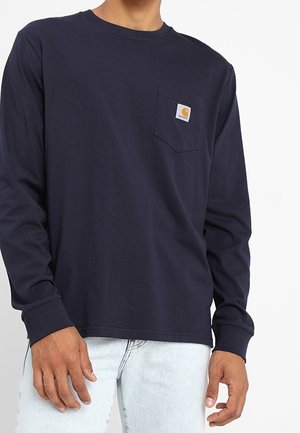 Langærmet T-shirt - dark blue
