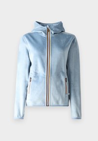 DOUBLE - Felpa con zip - blue a