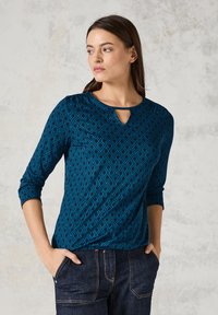 Cecil MIT CUT OUT - Langarmshirt - blau