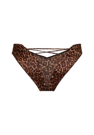 Hunkemöller, HUNKEMÖLLER HIGHLEG BRAZILIAN QUINN - Tanga - brown