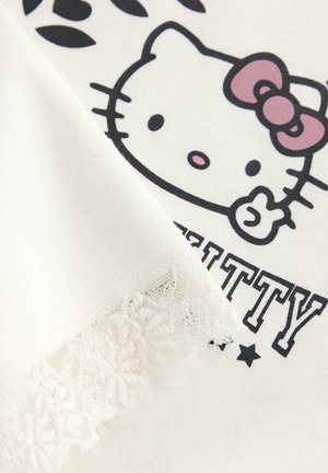 Lindex, LINDEX HELLO KITTY SHORT-SLEEVED TOP LINDEX - T-shirt print - off white
