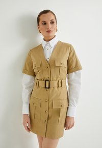 Koton FLORAL CUT WORK  - Hverdagskjole - brown