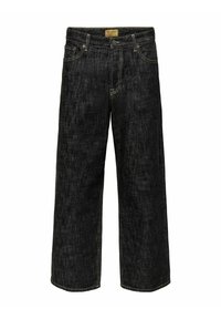 MIT WEITEM BEIN ONSREMI MID RISE WEITER BEINSCHNITT - Relaxed fit jeans - black denim