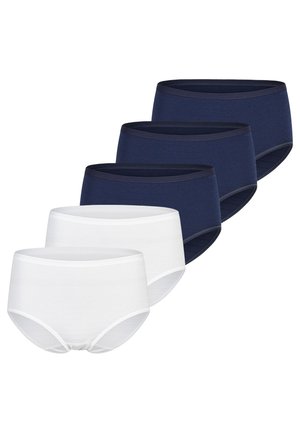 5 PACK - Trusser - dunkelblau/weiß