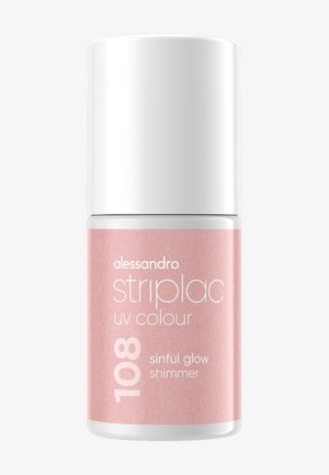 alessandro STRIPLAC UV COLOUR - Neglelak - sinful glow shimmer