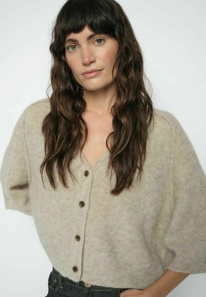 Mos Mosh, MMTHORA LIZET KNIT CARDIGAN - Cardigan - feather gray