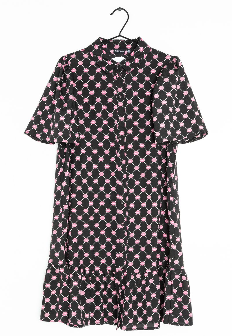 Pieces Skjortklänning - black