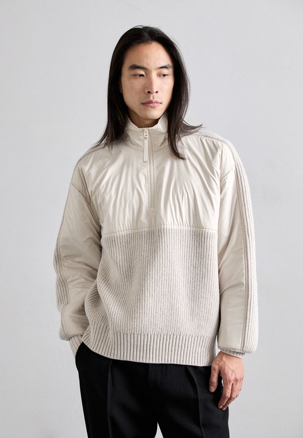 COLE HYBRID QUARTER ZIP - Jumper - moonbeam