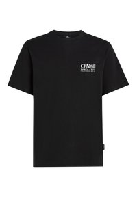 CALI LOGO  - Trükipildiga T-särk - black out
