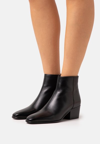 The Kooples BOTTINES AVEC ZIP - Botins - black