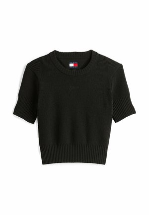 Tommy Jeans, SHORT SLEEVE - Basic T-shirt - black