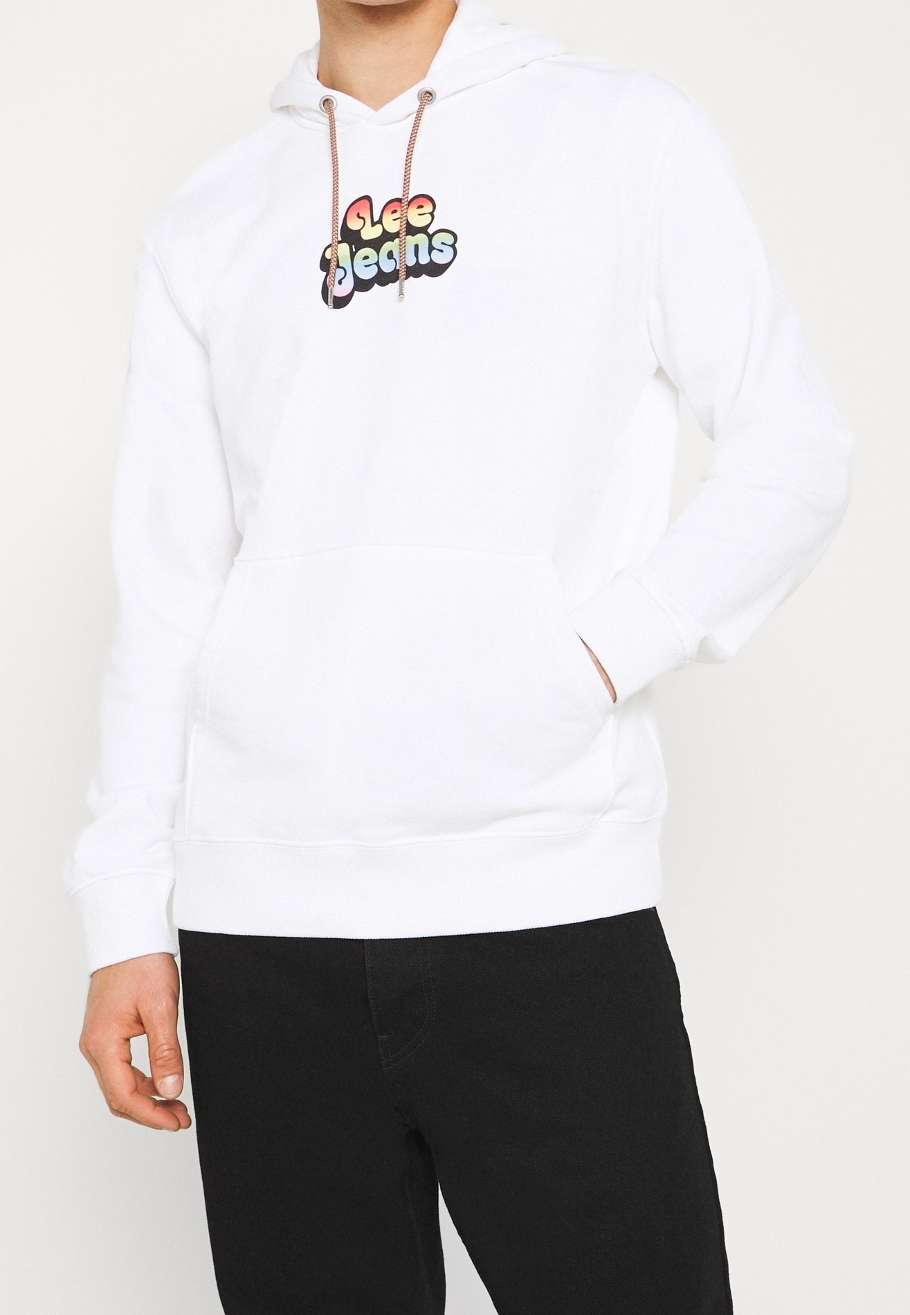 Lee Kapuzenpullover white/weiß (Pre-owned) Zalando