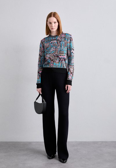 Missoni CREWNECK  - Striktrøje - multicolor red tones