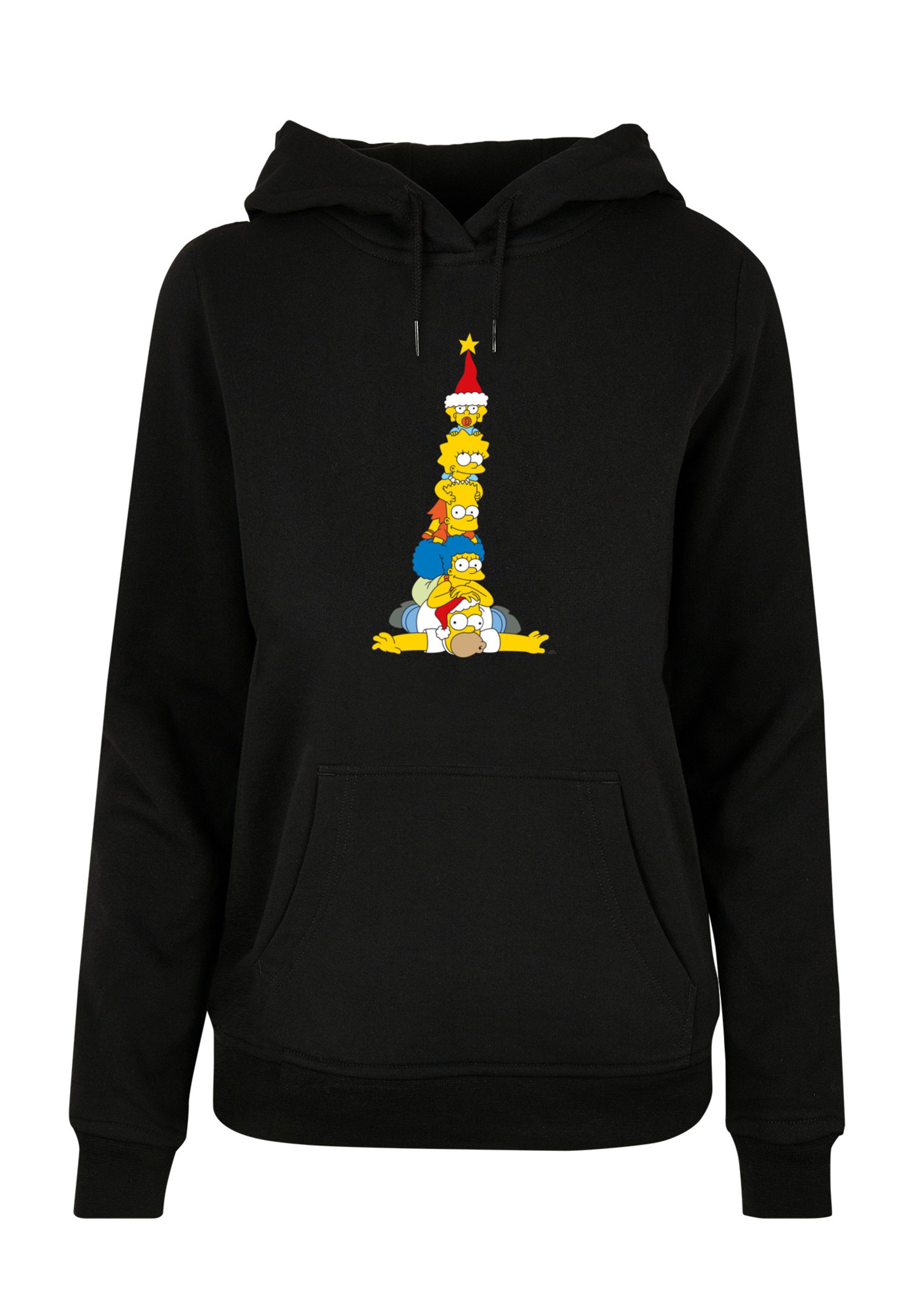F4NT4STIC THE SIMPSONS FAMILY WEIHNACHTSBAUM - Hoodie - black/zwart -  Zalando.nl