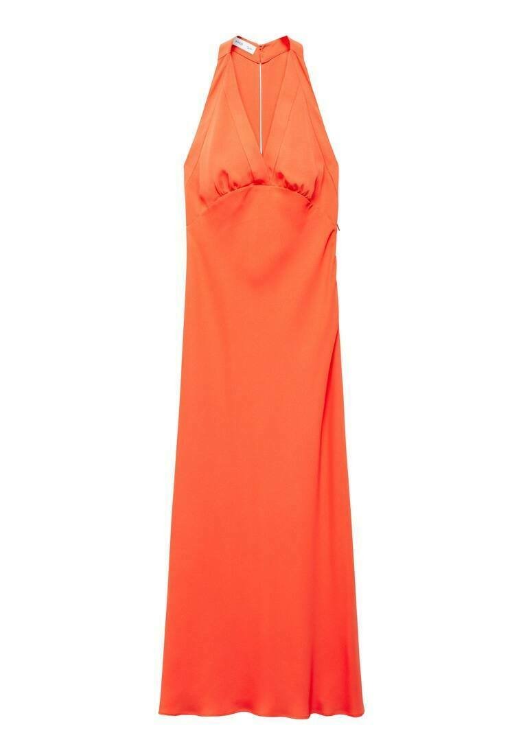 Mango Maxi-jurk oranje