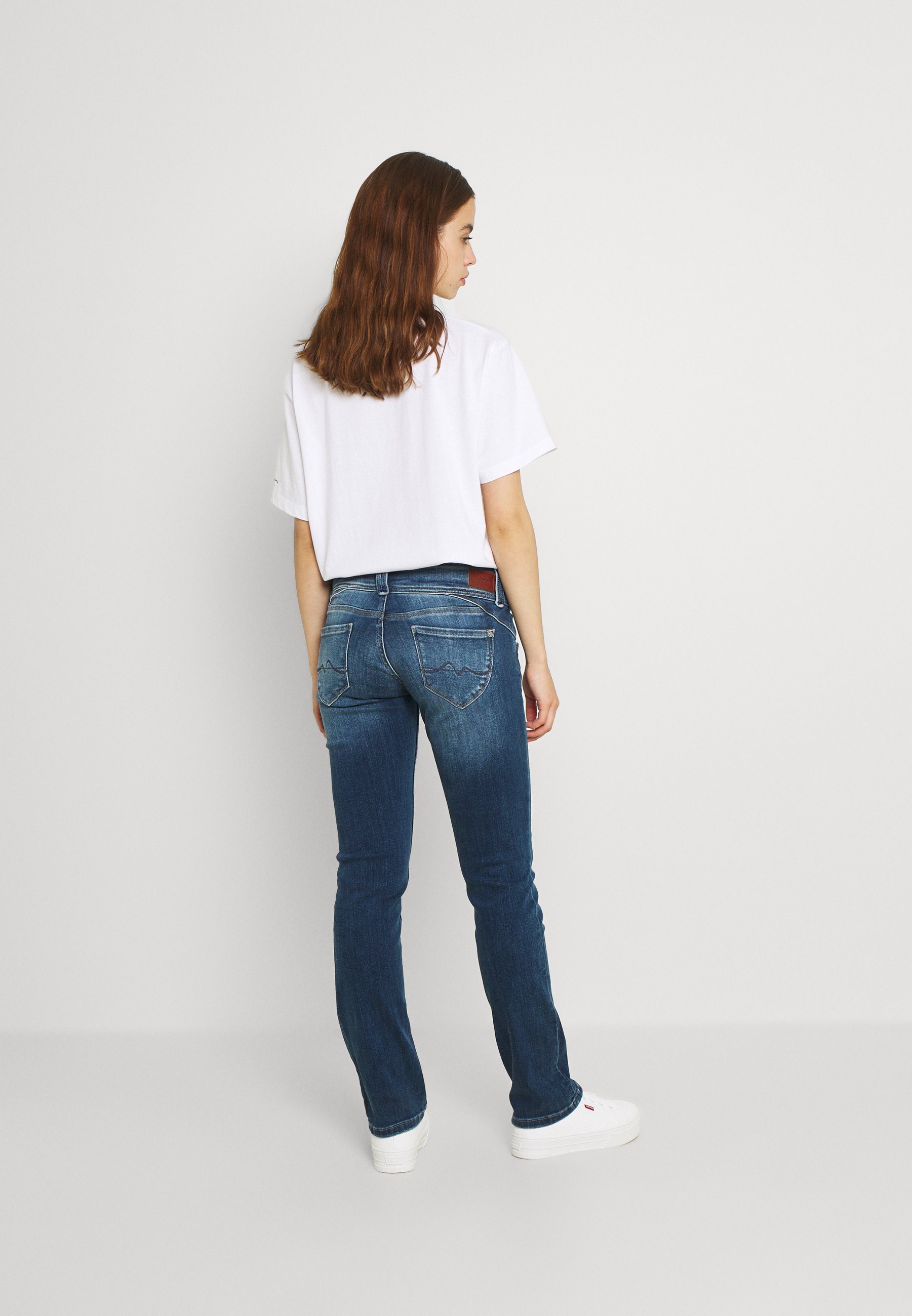 Pepe Jeans NEW GEN - Prigludę džinsai - denim/tamsiai mėlynų džinsų -  Zalando.lt