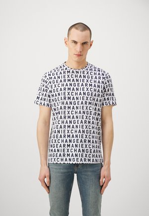 Armani Exchange T-shirt con stampa - white
