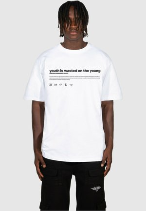 INFLUENCED - T-shirts print - white