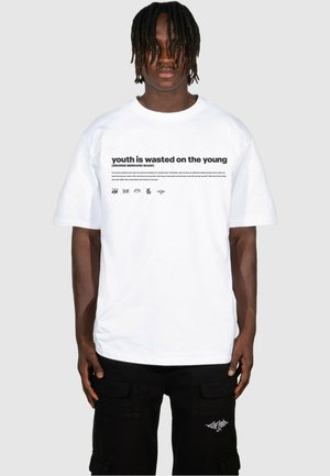 INFLUENCED - T-shirt print - white