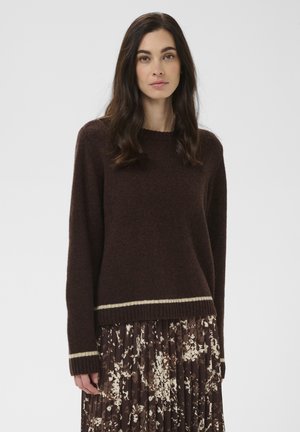 Culture, CUNOVA KATRINA - Pullover - coffee bean melange