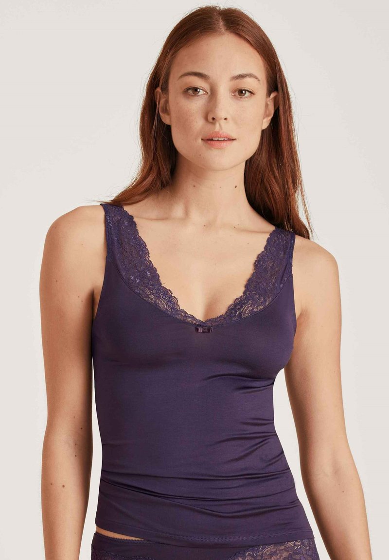 Calida SENSUAL SECRETS OHNE ARM - Undershirt - nightshade