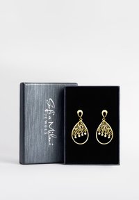 Sofia Milani OVAL LEAF - Örhänge - gold coloured