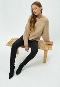 Desires DSEMMY RAGLAN CROP - Trui - cement