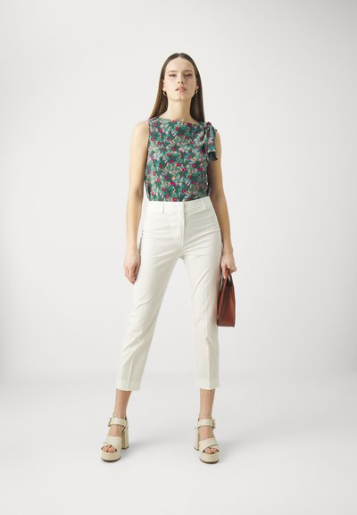 WEEKEND MaxMara CECCO - Pantalon classique - bianco
