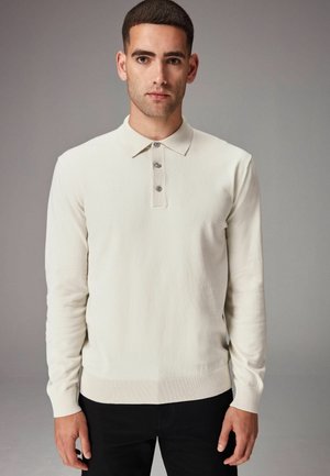 REGULAR FIT - Ilgarankovis viršutinės dalies drabužis - ecru white