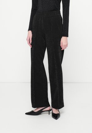 ONLPOPTRASH SUKI ALYA LIFE - Hlače - black/silver-coloured