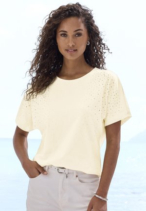 LASCANA, T-SHIRT - T-shirt con stampa - gelb