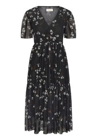 Valitud, black with flowers