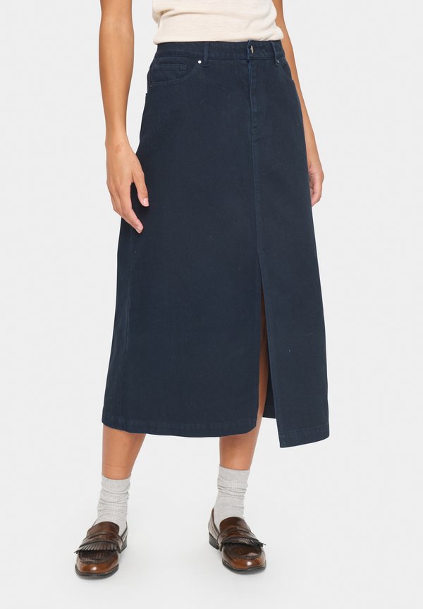 ILUSZ - Jeansrock - midnight sail